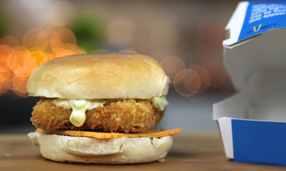 Vegan filet-o-fish